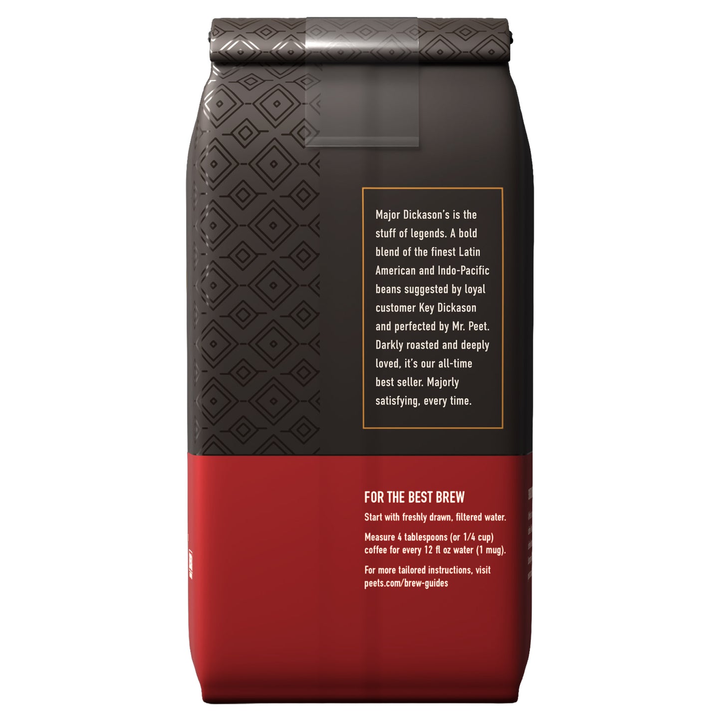 PEET'S COFFEE DECAF MAJOR DICKASON WHOLE BEAN 2 LB