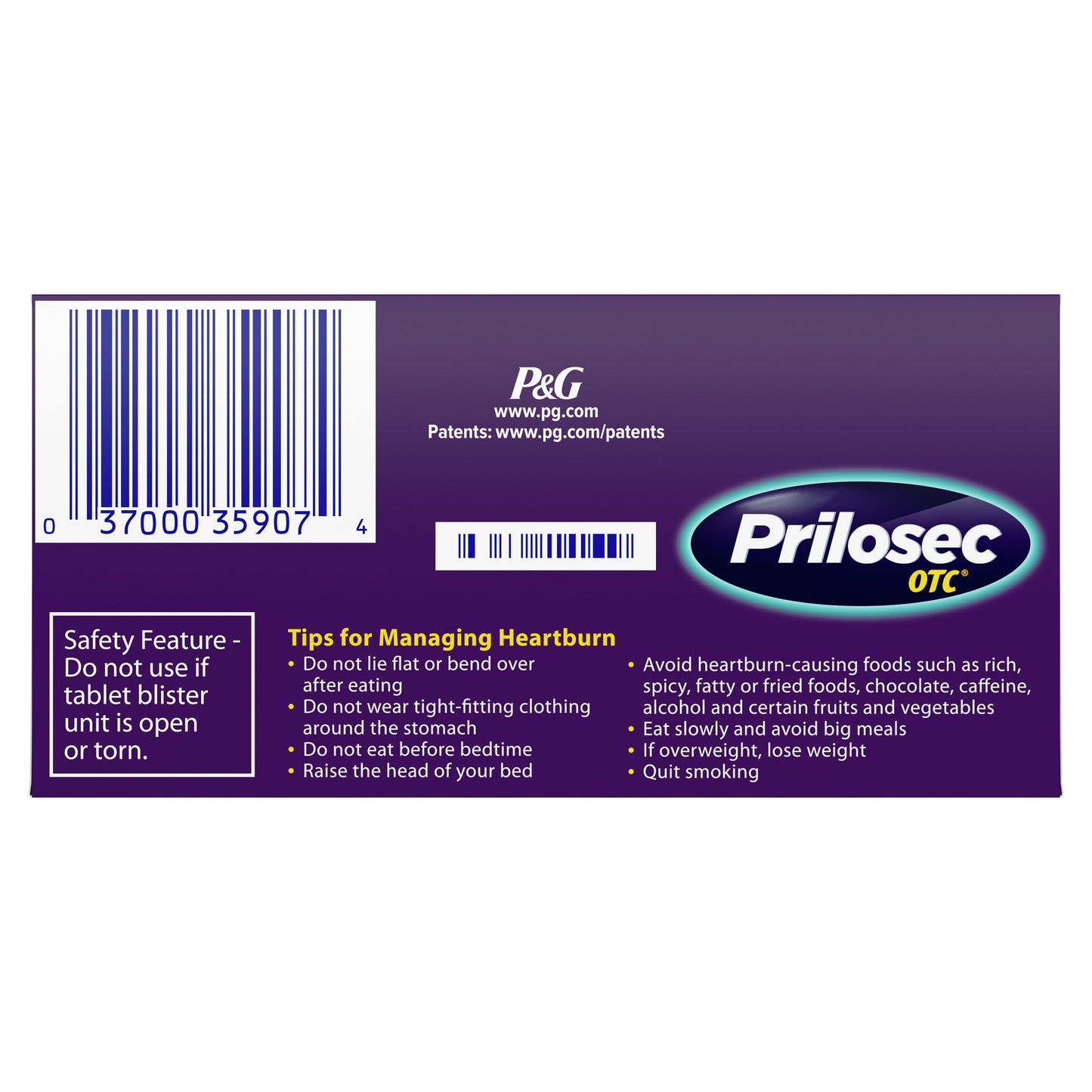PRILOSEC OTC TABLET 3X I4 COUNT
