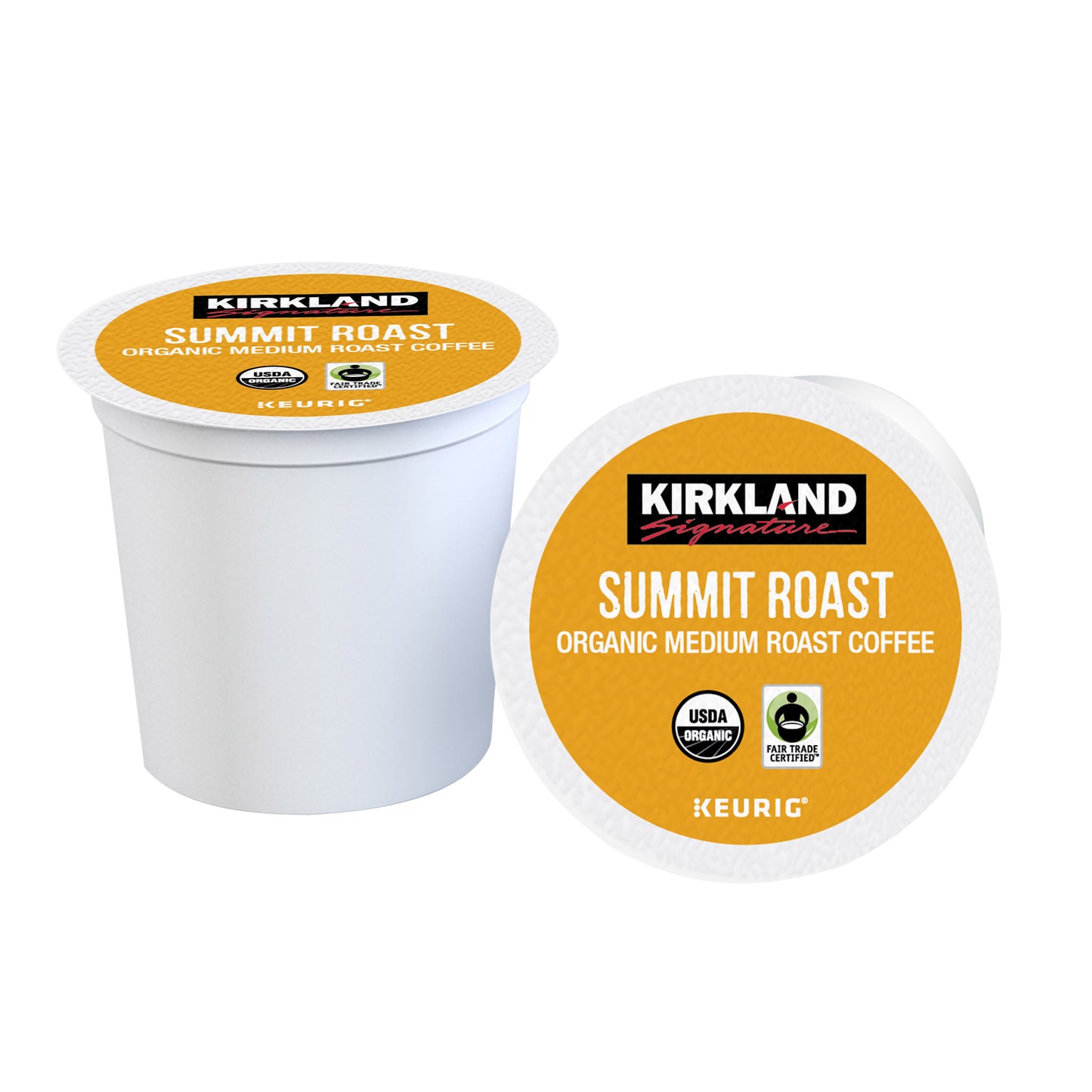 KIRKLAND SIGNATURE SUMMIT ROAST 120 CT ORGANIC K-CUP PODS