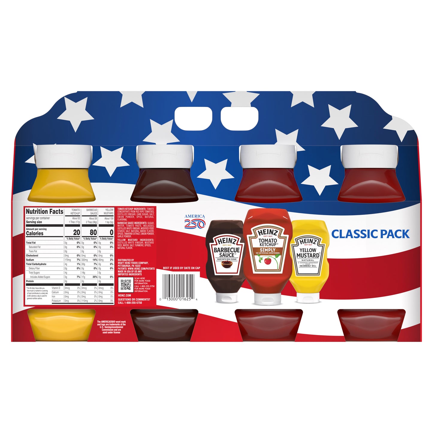 HEINZ CLASSIC PACK 124.2 OZ