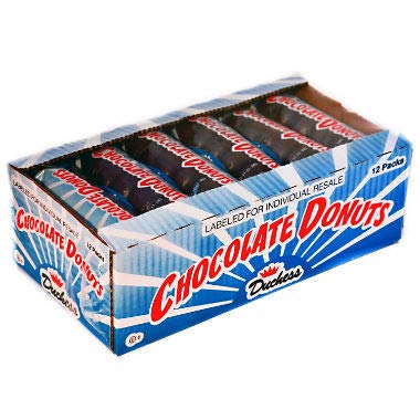 Duchess Chocolate Donuts 3 oz. packs, 12 ct. A1