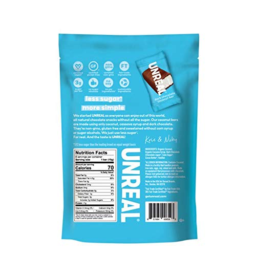 Unreal Dark Chocolate Coconut Mini Bars 15.3 OZ