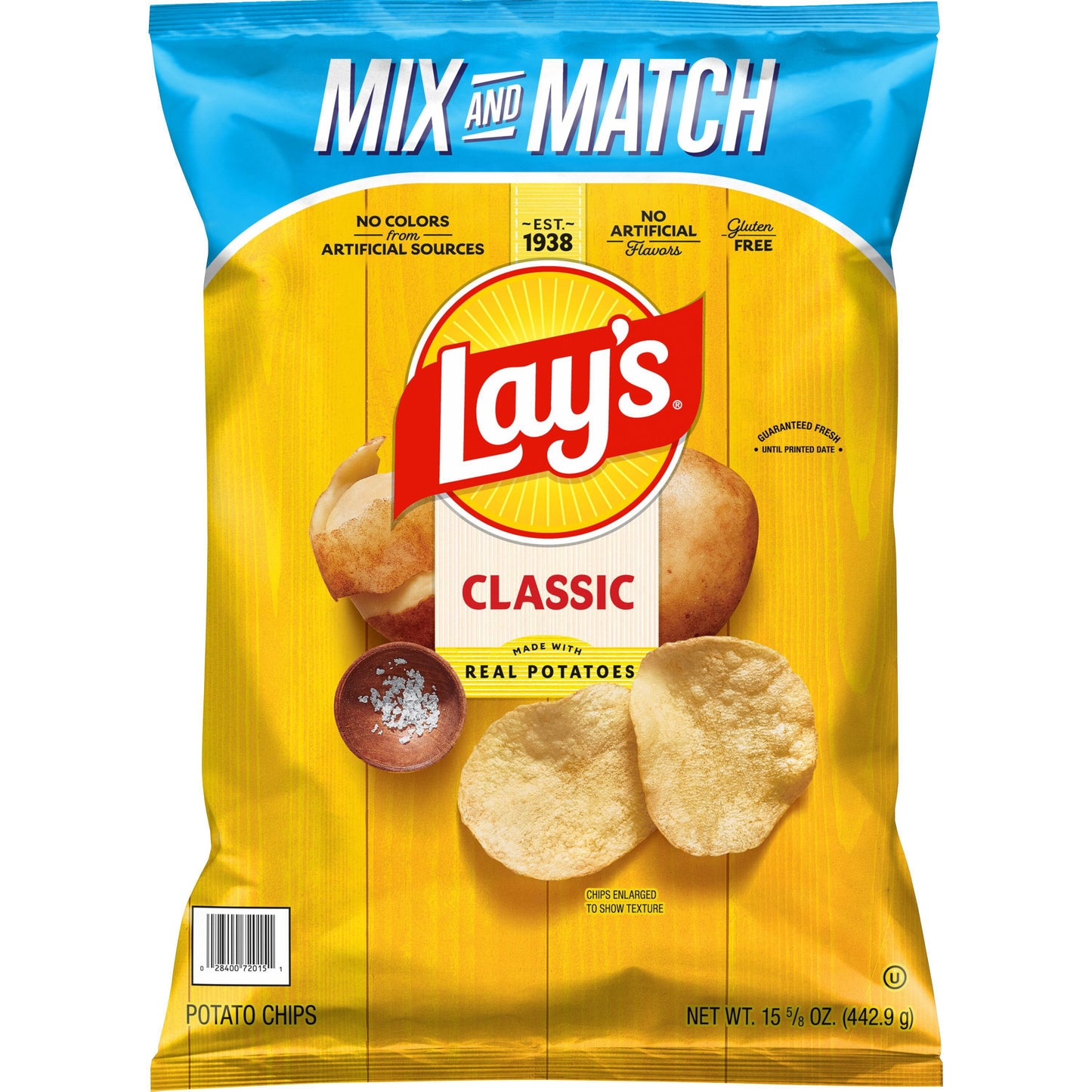 Lay's Classic Potato Chips, 15.625 oz.