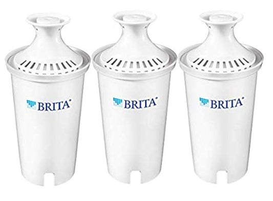 Brita 3 Count Water Filter Pitcher Advanced Replacement Filters (Packaging May Vary) (3 Pack)