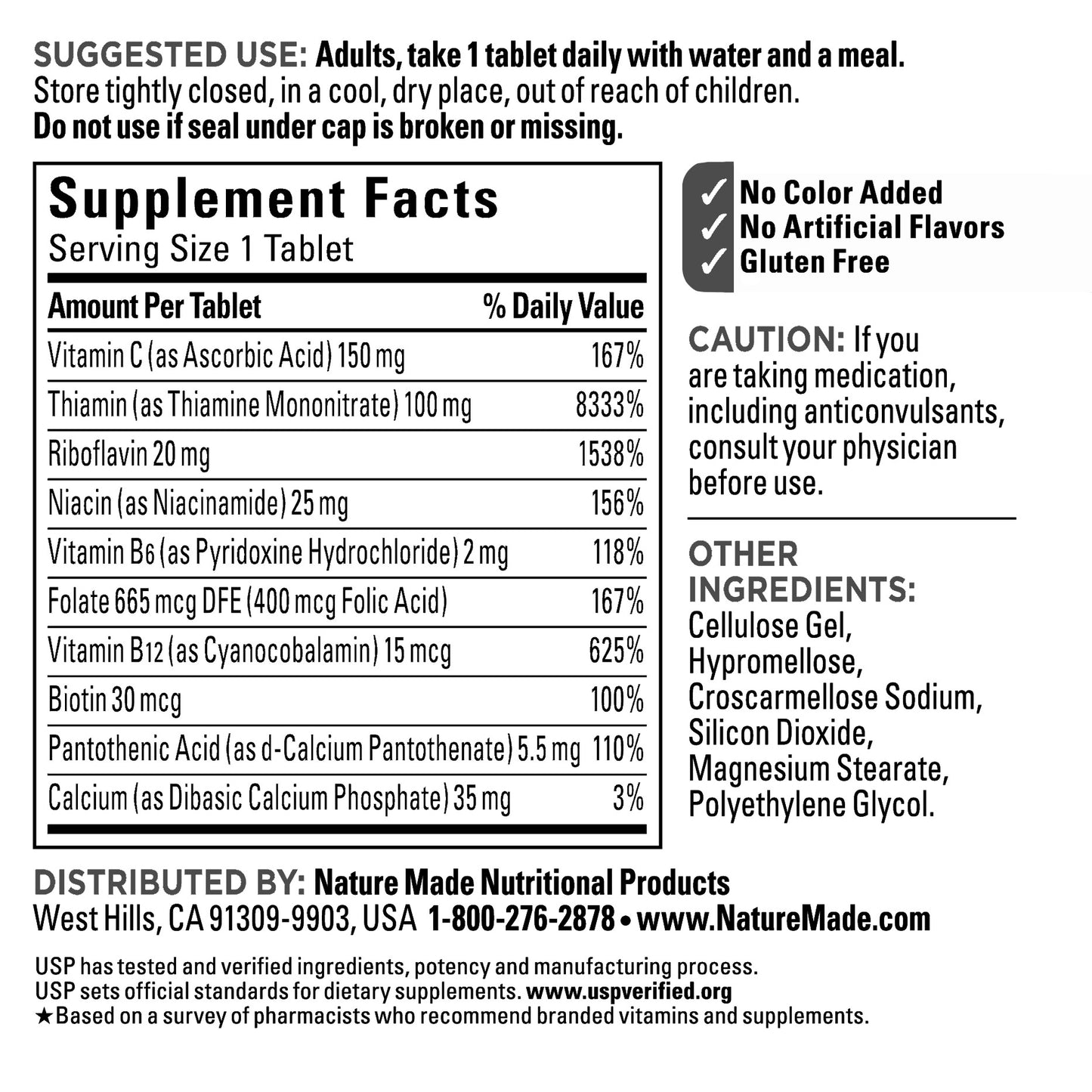 Nature Made Super B-Complex 460 ct