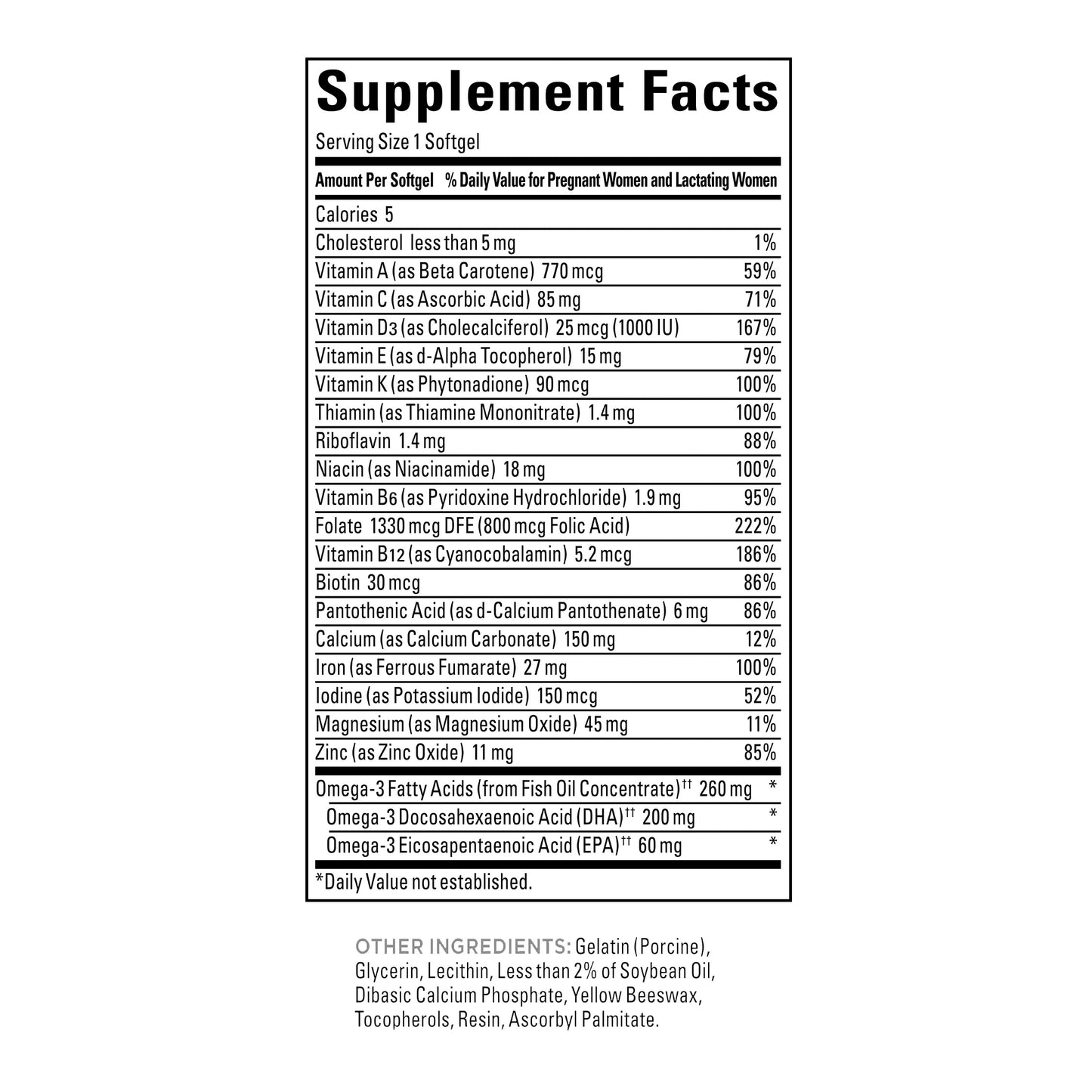 NATURE MADE PRENATAL + DHA 150 COUNT