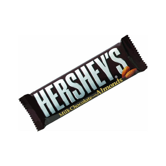 Hershey 's Milk Chocolate With Almonds Candy Bar