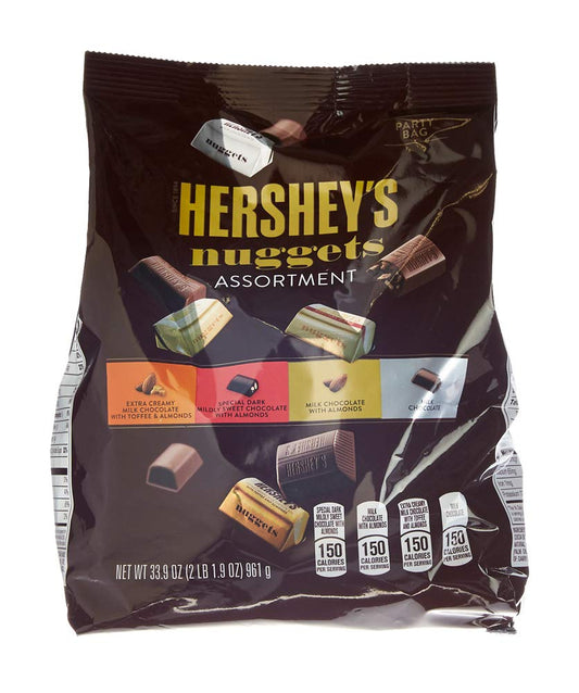 HERSHEY'S Nuggets Assortment, Chocolate Candy, 33.9 Ounce Bag