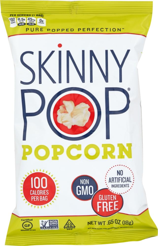 Skinny Pop Expec tMore Popcorn 0.65 oz, 28 count