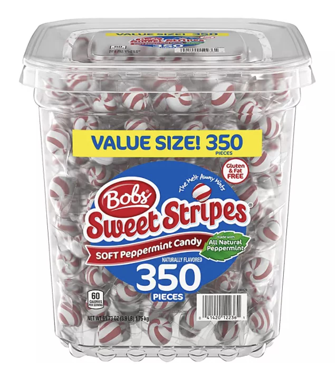 Bob's Sweet Stripes Square Tub (350 Count)
