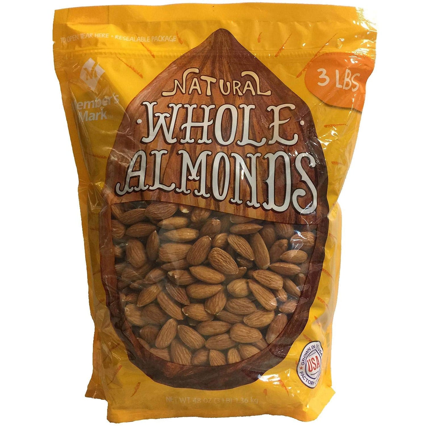 Member's Mark Whole Almonds, 3 Pound
