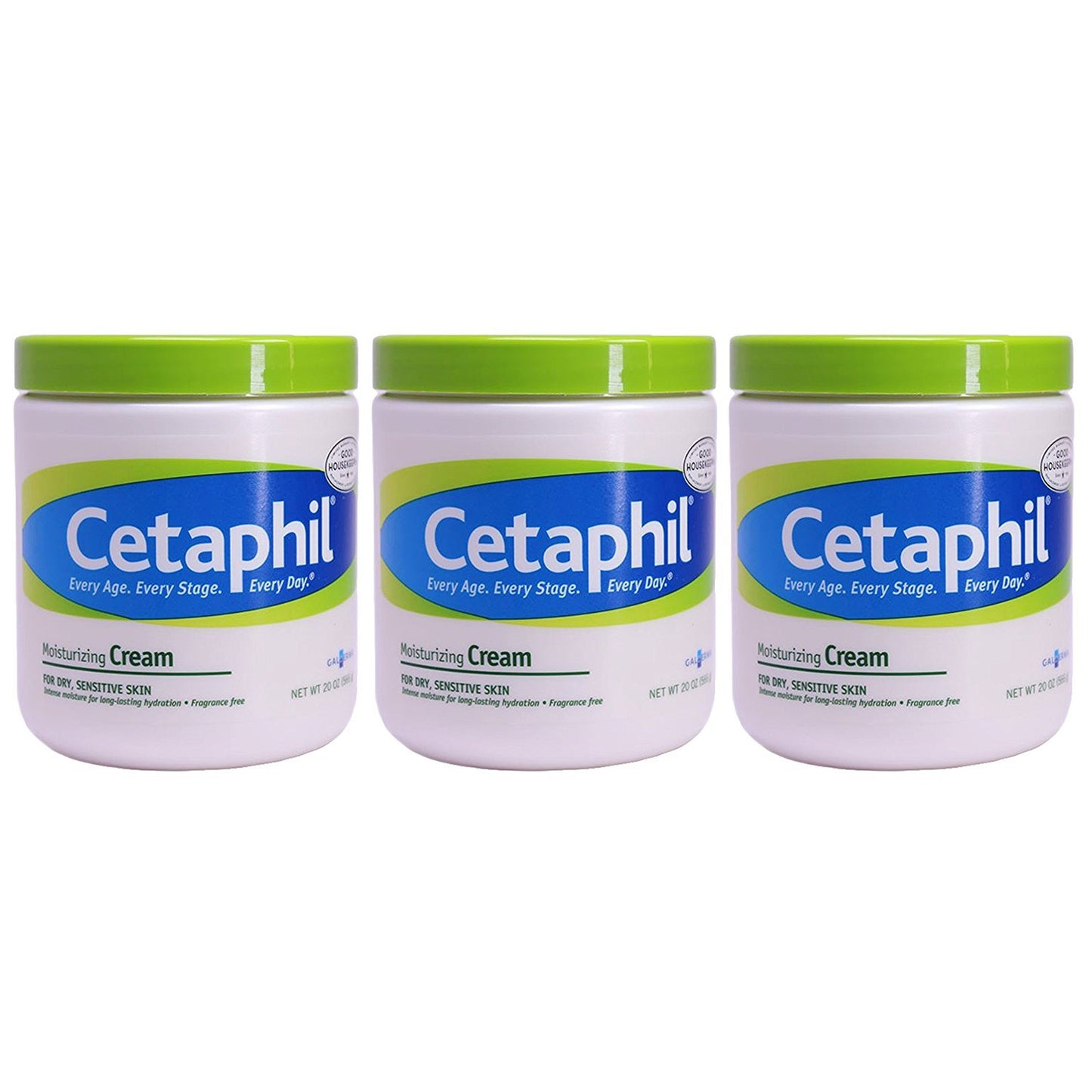 Cetaphil Moisturizing Cream (20 Ounce) (3 Pack)