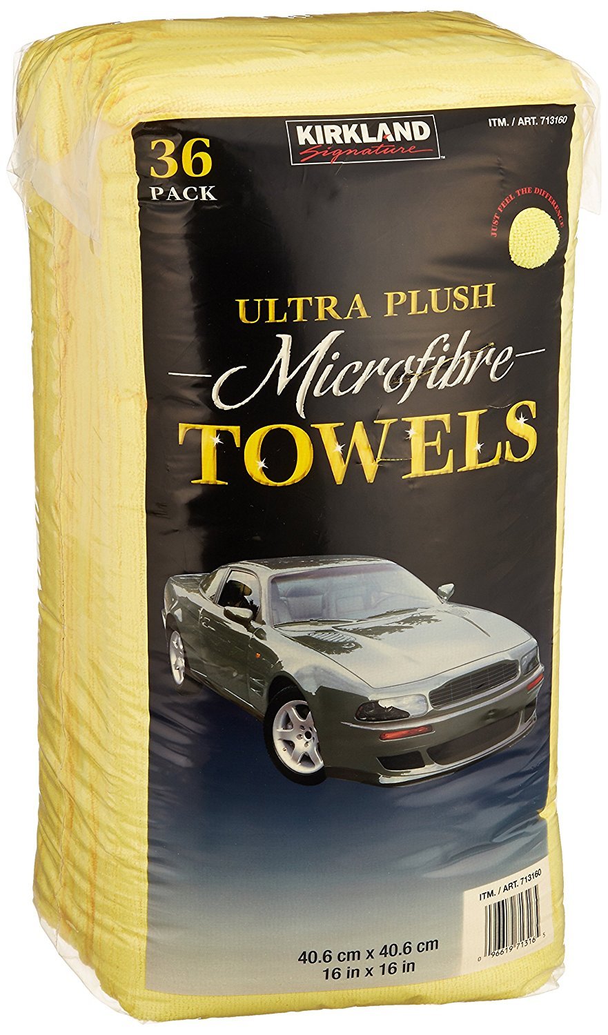 Kirkland Signature lZHvnq Ultra High Pile Premium Microfiber Towels, 36 Pack, 2 Units