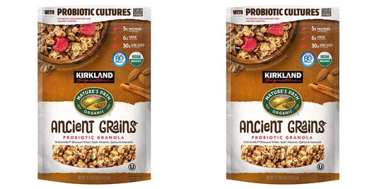 Kirkland Signature Nature's Path Organic Ancient Grain Probiotic Granola, 35.3 oz Pack of 2