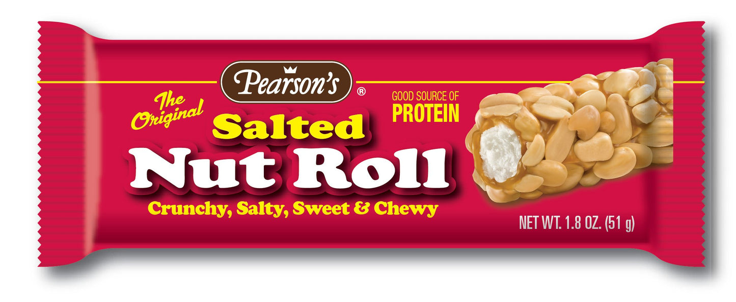 Pearson Salted Nut Roll Bar, 1.8 Ounce (Pack of 24)