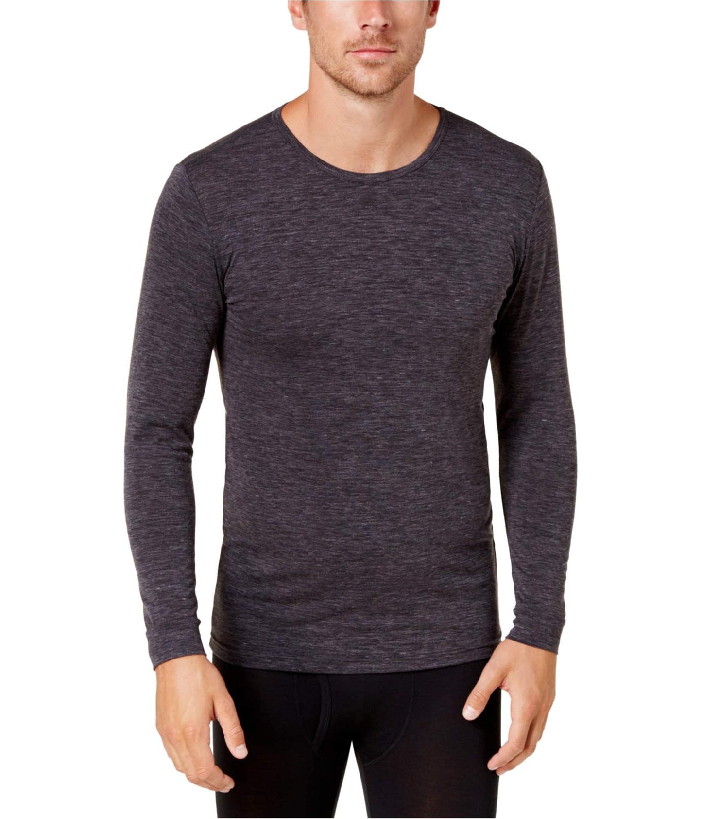 32 DEGREES Men's Base Layer Crew Neck Shirt (Charcoal, S)