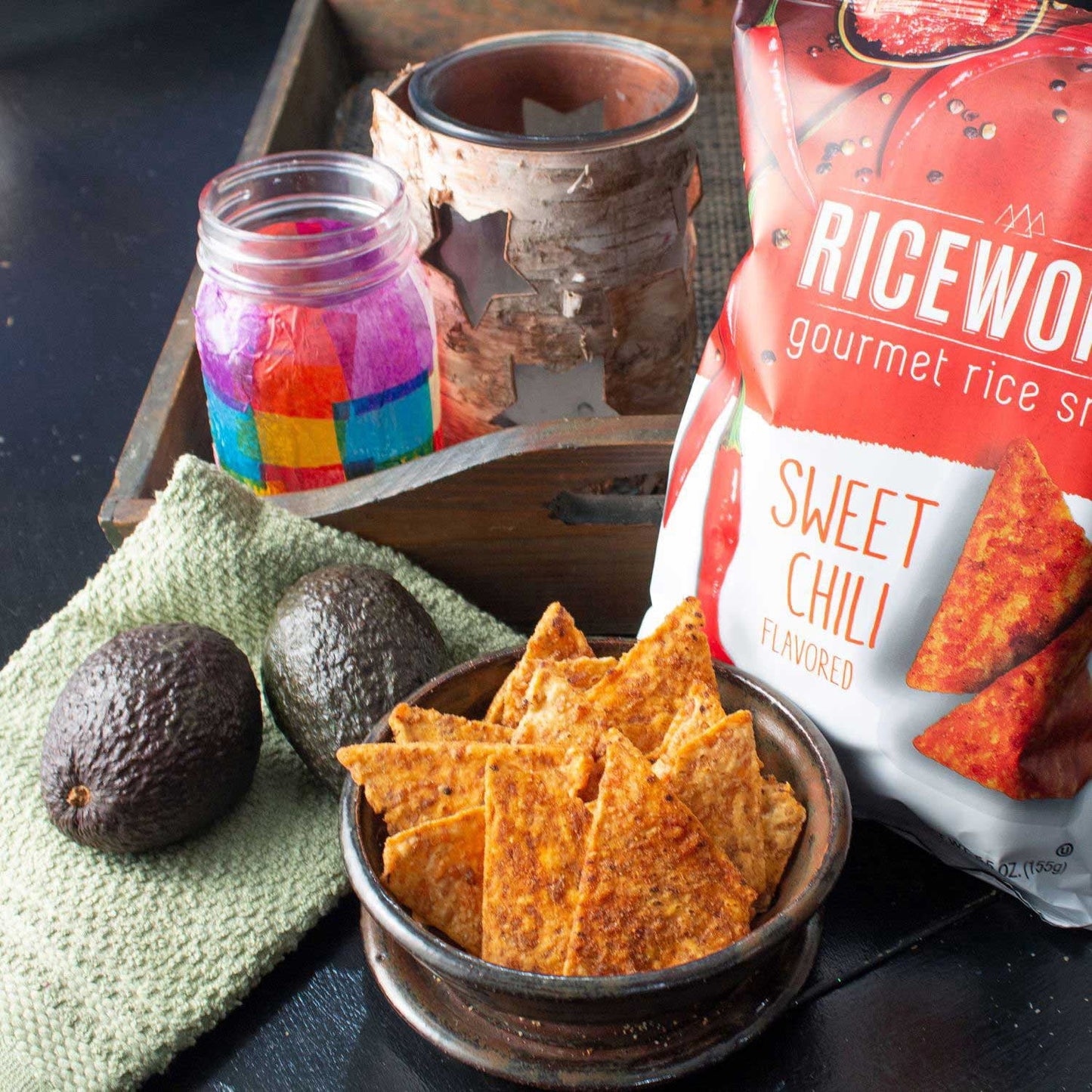 Riceworks Sweet Chili Rice Snack Chips, 16 oz.