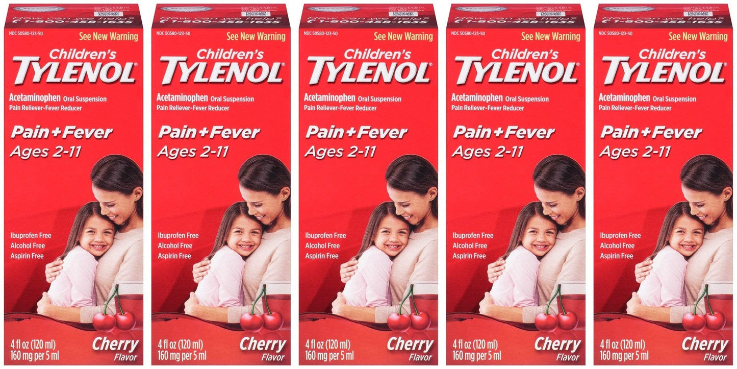 Tylenol Chld Cherry Liq Size 4z Tylenol Children's Cherry Blast Oral Suspension