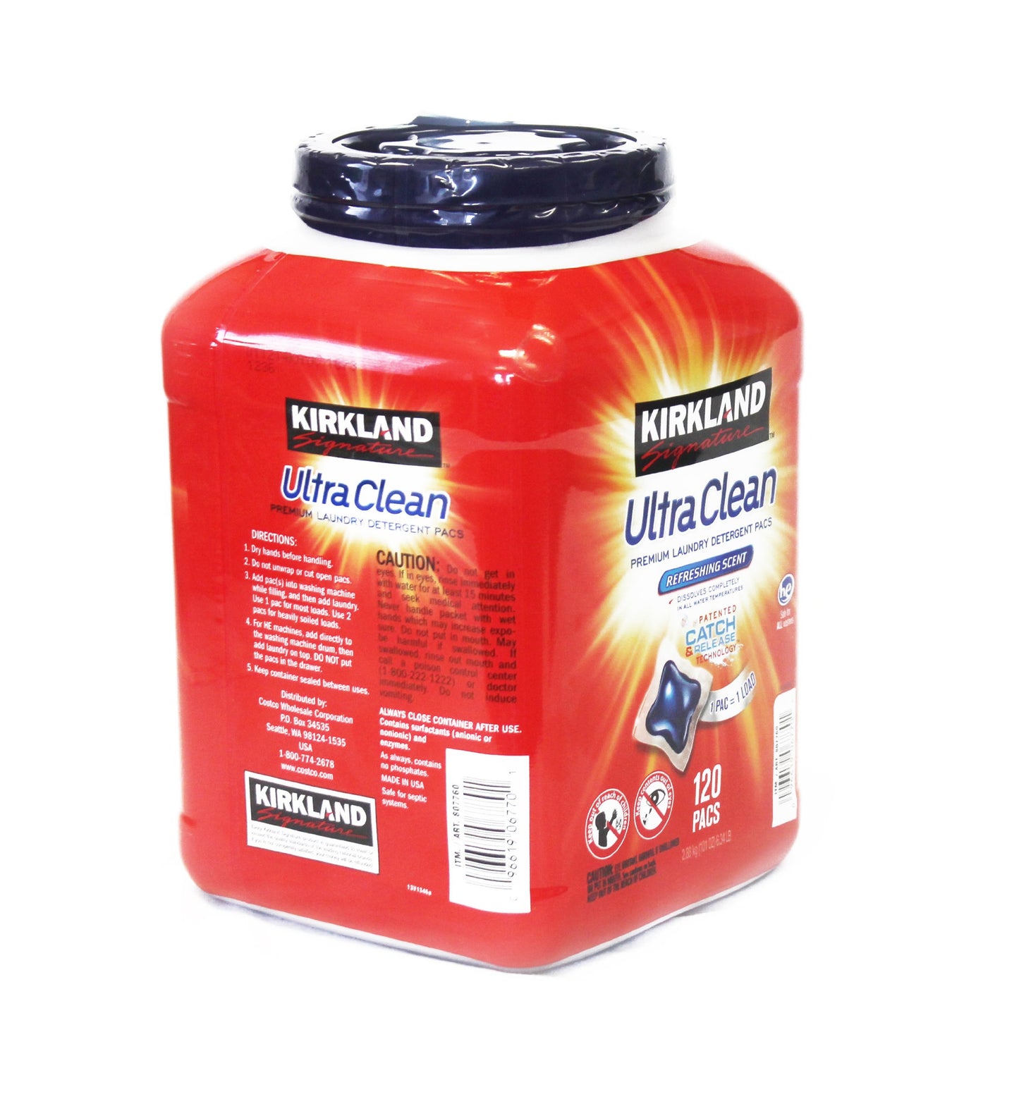 Kirkland Signature Ultra Clean Laundry Detergent (120 Pack)