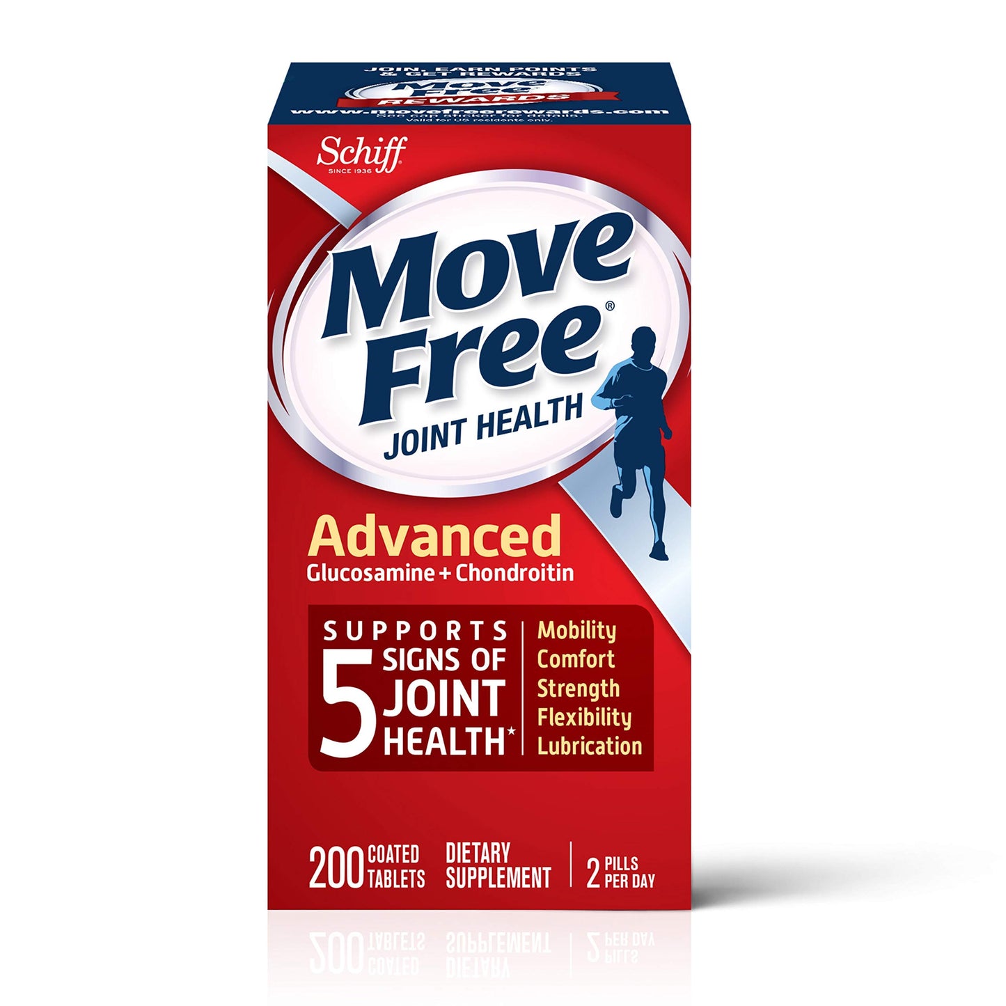 Move Free Advanced, Joint Health (200 Count) (2 Pack)