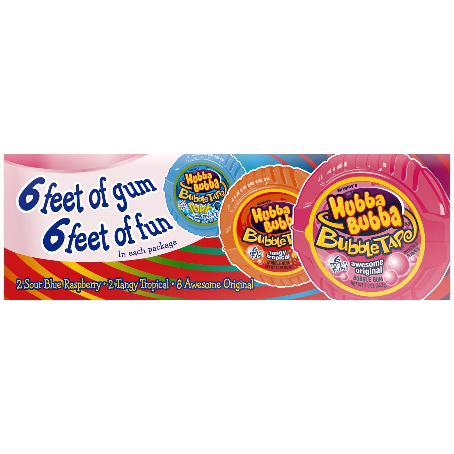 Hubba Bubba Bubble Tape Gum, 2 oz., 12 pk.