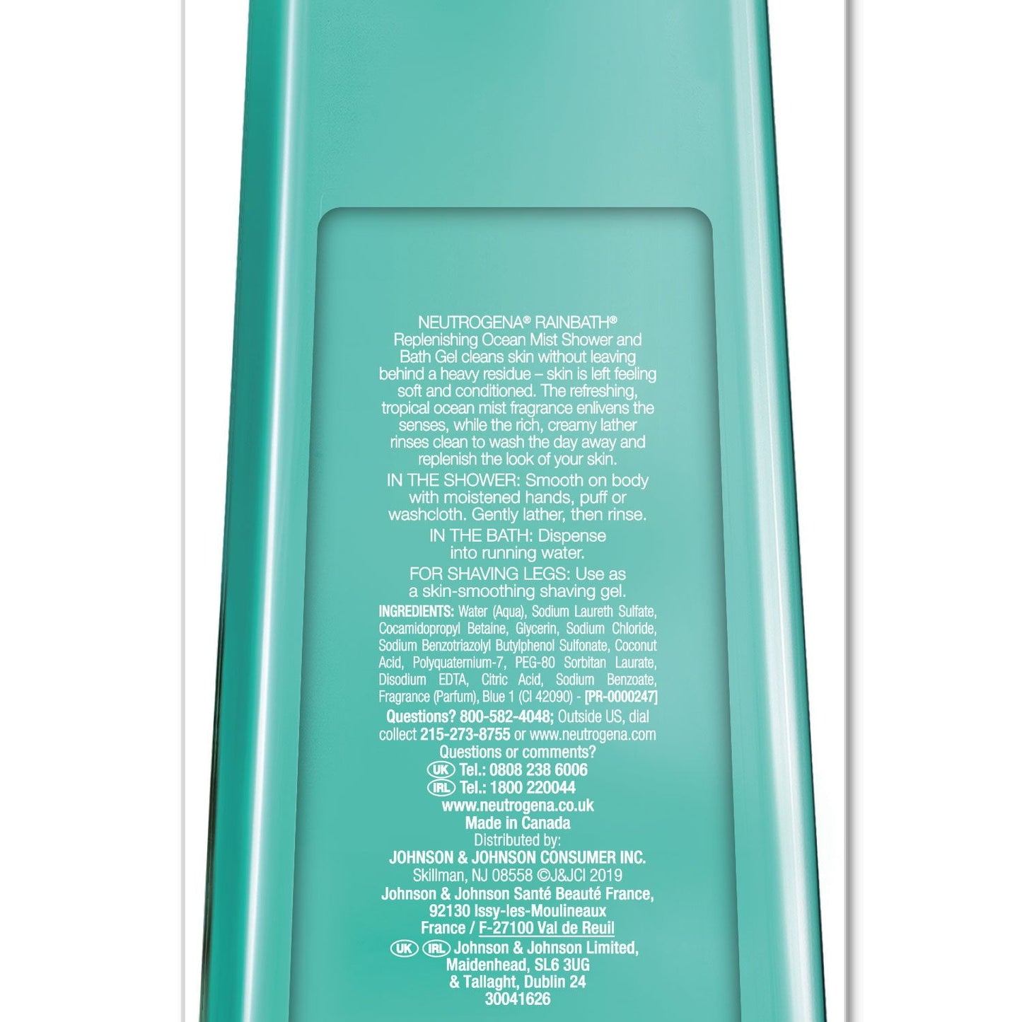 Neutrogena Rainbath Replenishing Shower Gel, Ocean Mist, 40 fl. oz.