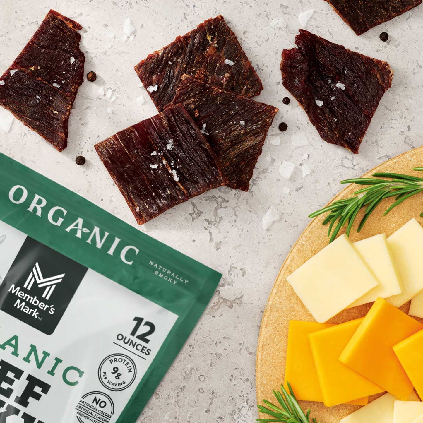 Member's Mark Original Organic Beef Jerky, 12 oz.