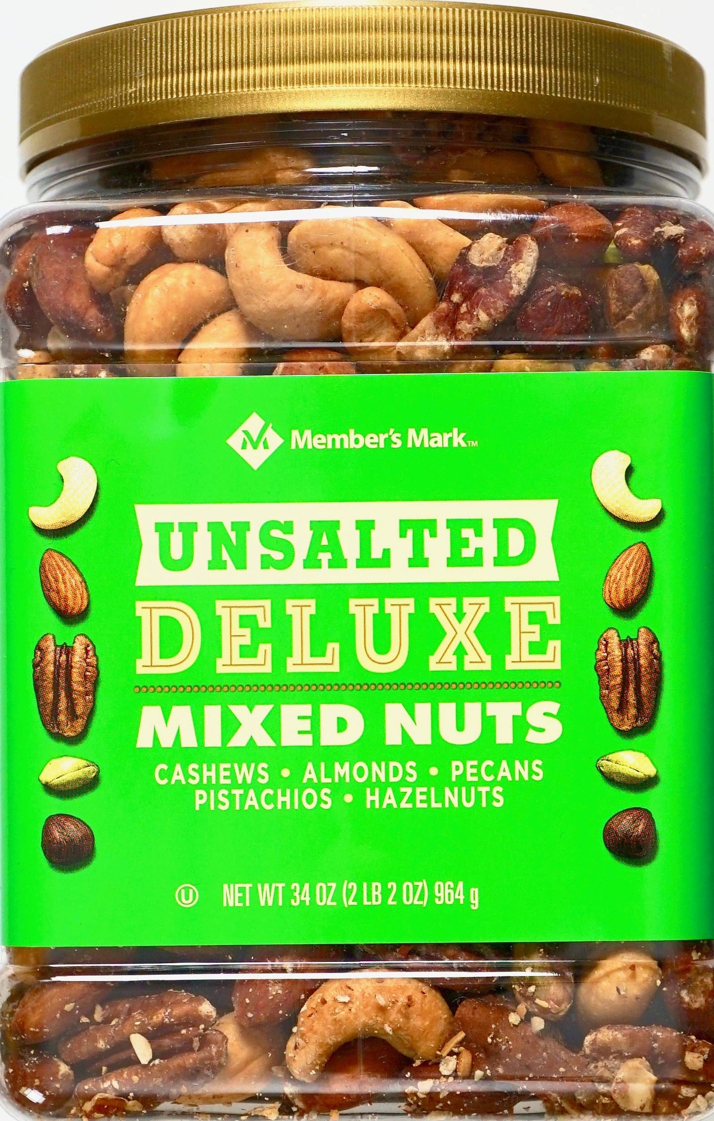 Member's Mark Unsalted Deluxe Mixed Nuts (34 oz.)
