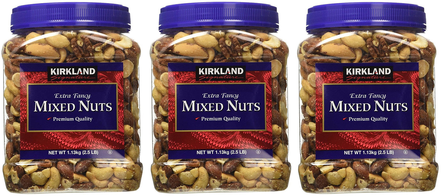 Kirkland Signature kQzPDb Fancy Mixed Nuts, 40 Ounce (3 Pack)
