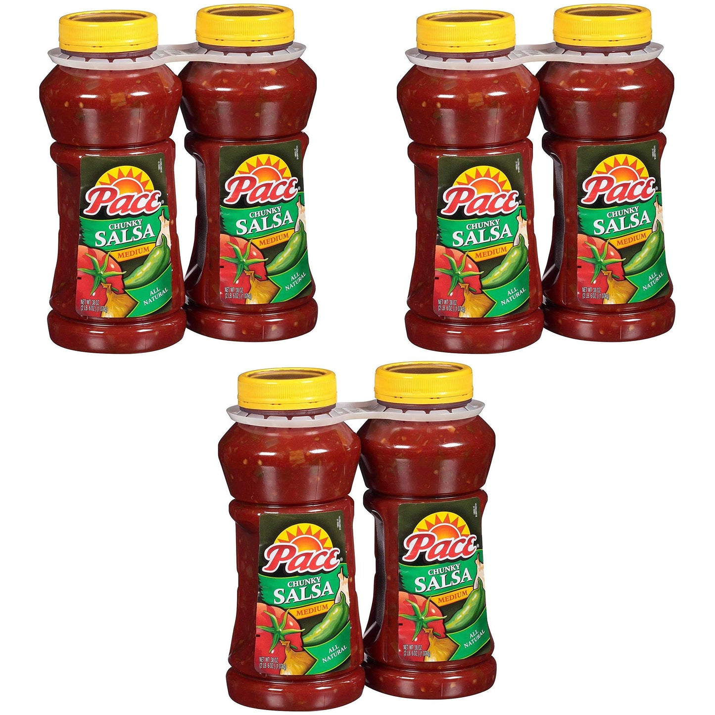 Pace Chunky Salsa Medium (38 oz., 2 ct.) Set of 3