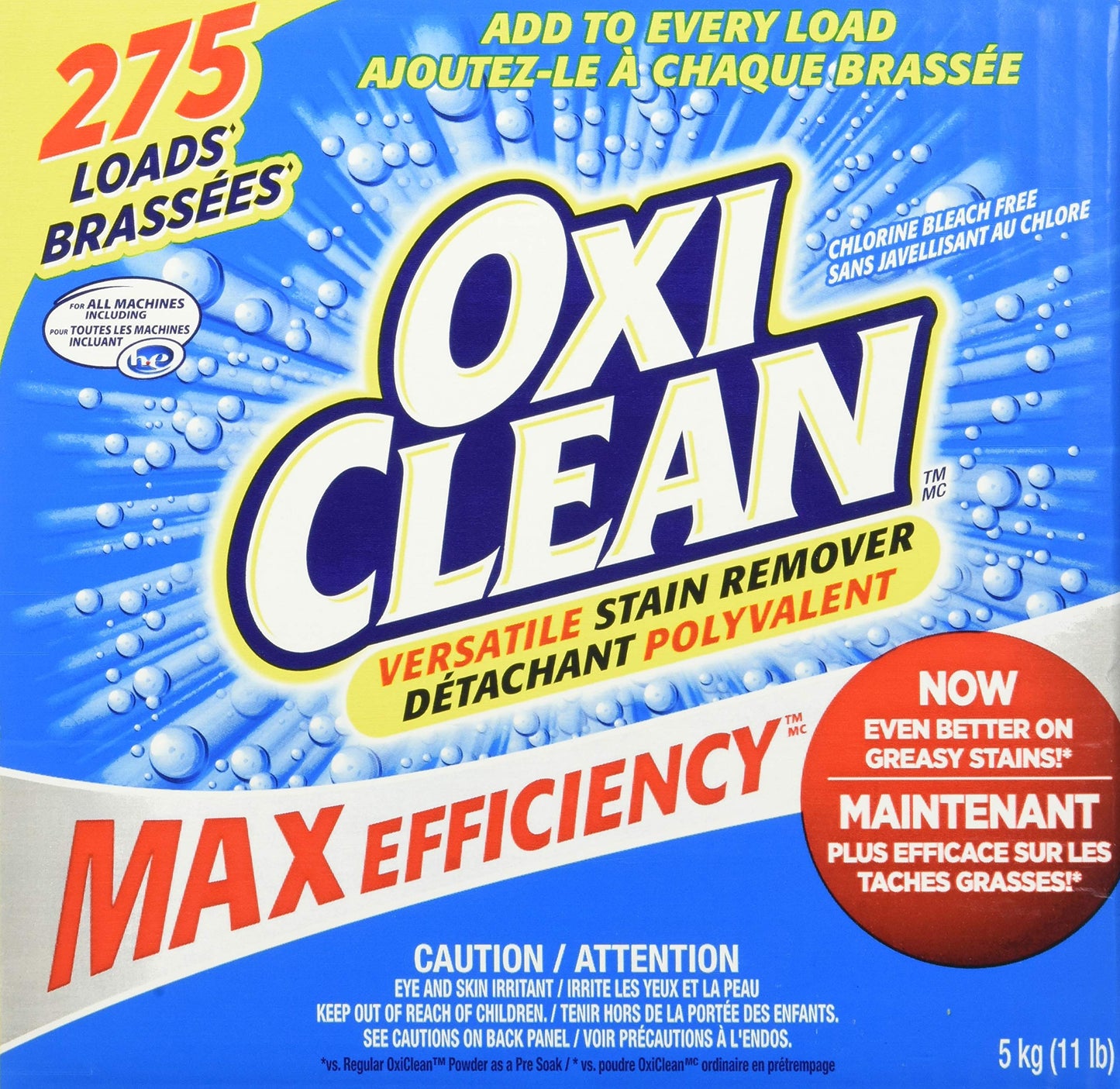 OxiClean Versatile Stain Remover with Max Efficiency (275 Loads)
