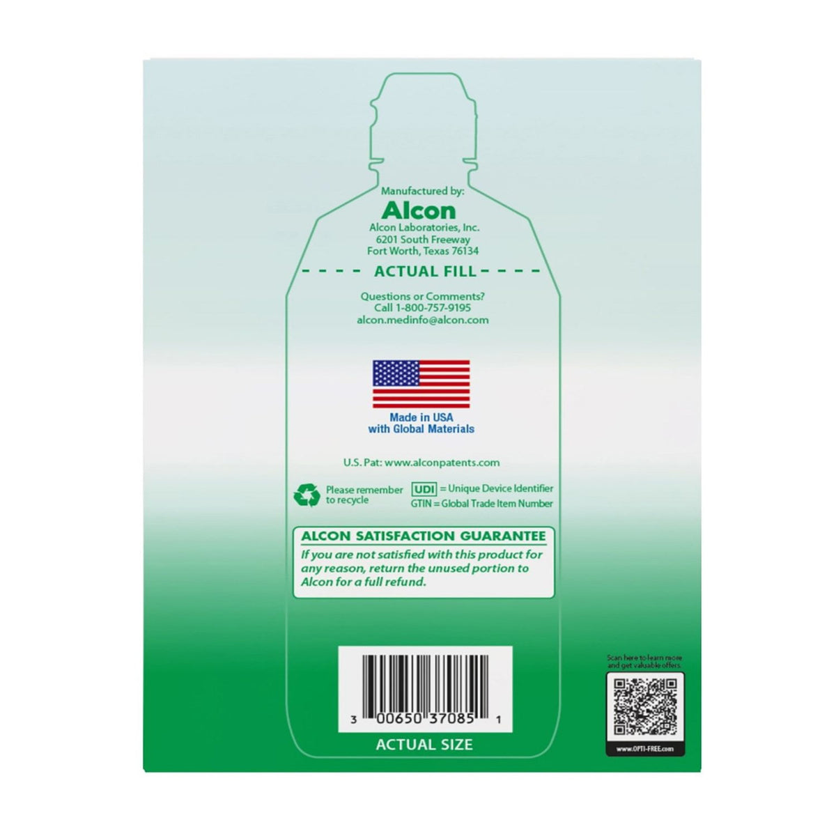 Opti-Free Puremoist Multi-Purpose Disinfecting Solution 16 oz., 2 Pack