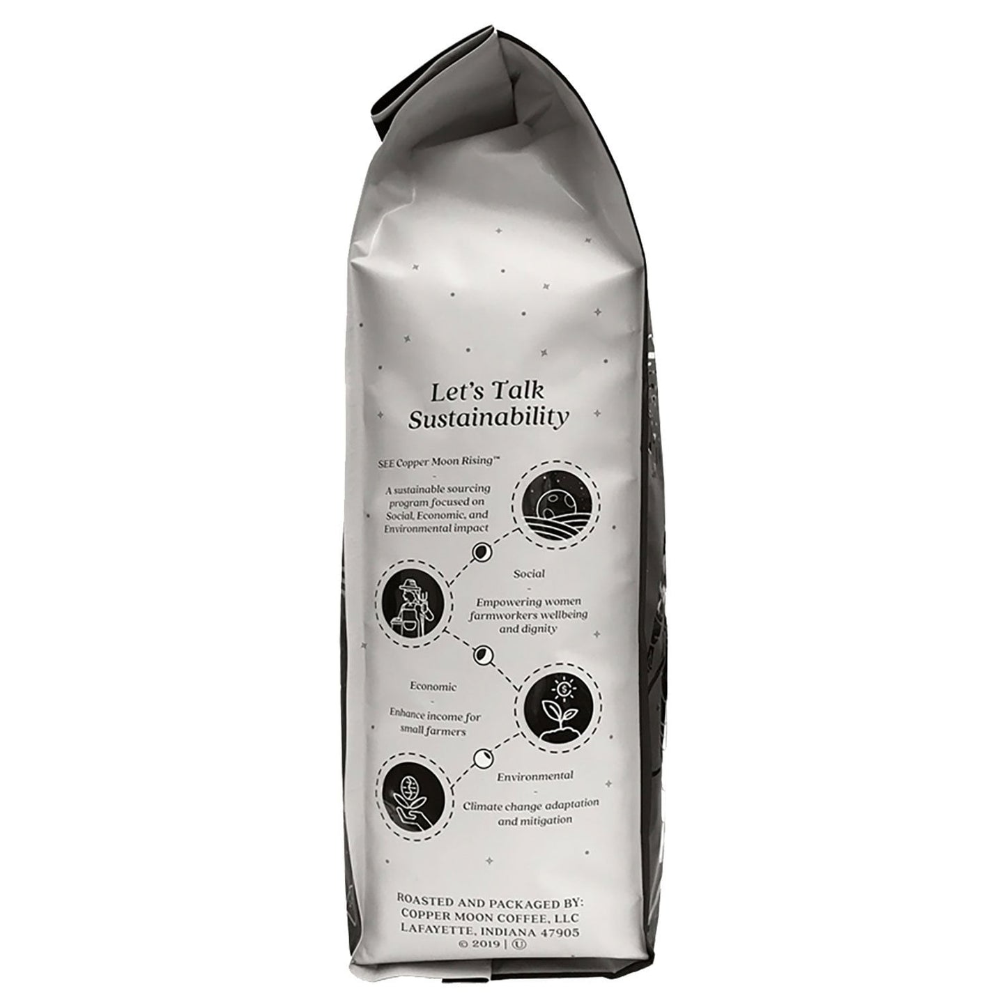 Copper Moon Coffee Medium Roast Whole Bean Coffee, Southern Pecan, 32 oz.