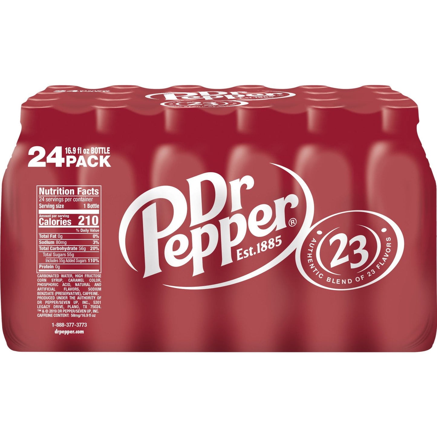 Dr Pepper Soda 16.9 fl. oz., 24 pk.