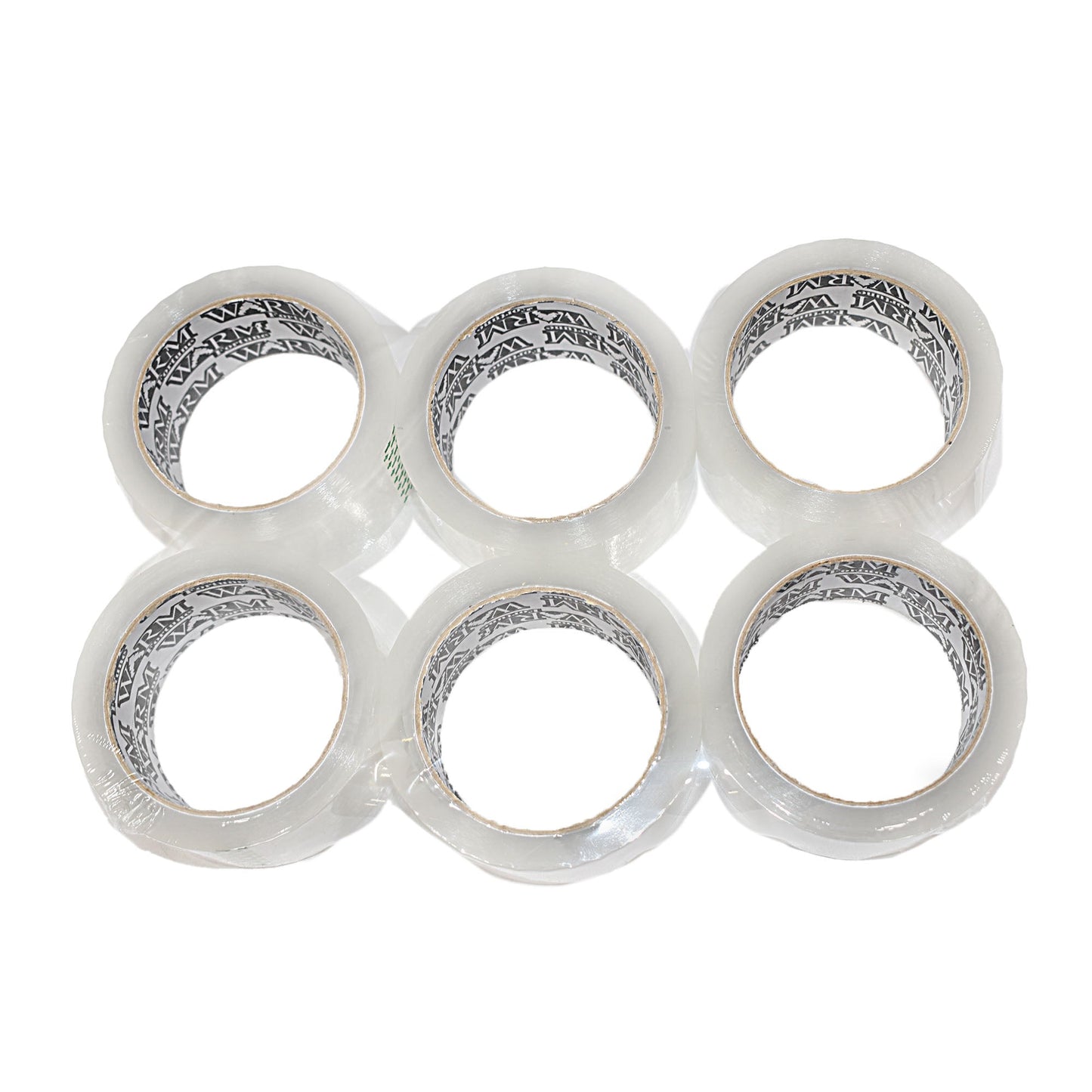 6 Rolls 2”x110YD, 2mil Carton Sealing Clear Packing Tape Box Shipping - Default Title
