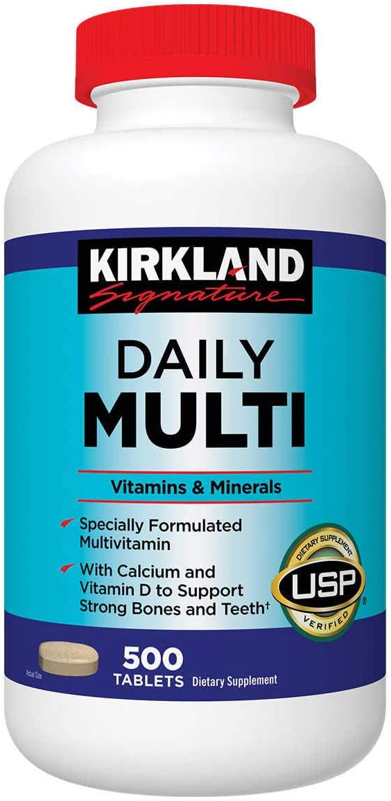 Kirkland Signature, Daily Multi Vitamins & Minerals 500 Count