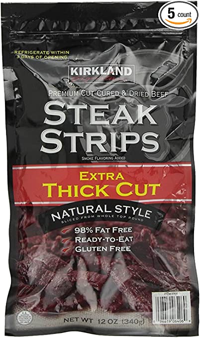 Kirkland Signature Steak Strips Extra Thick Cut