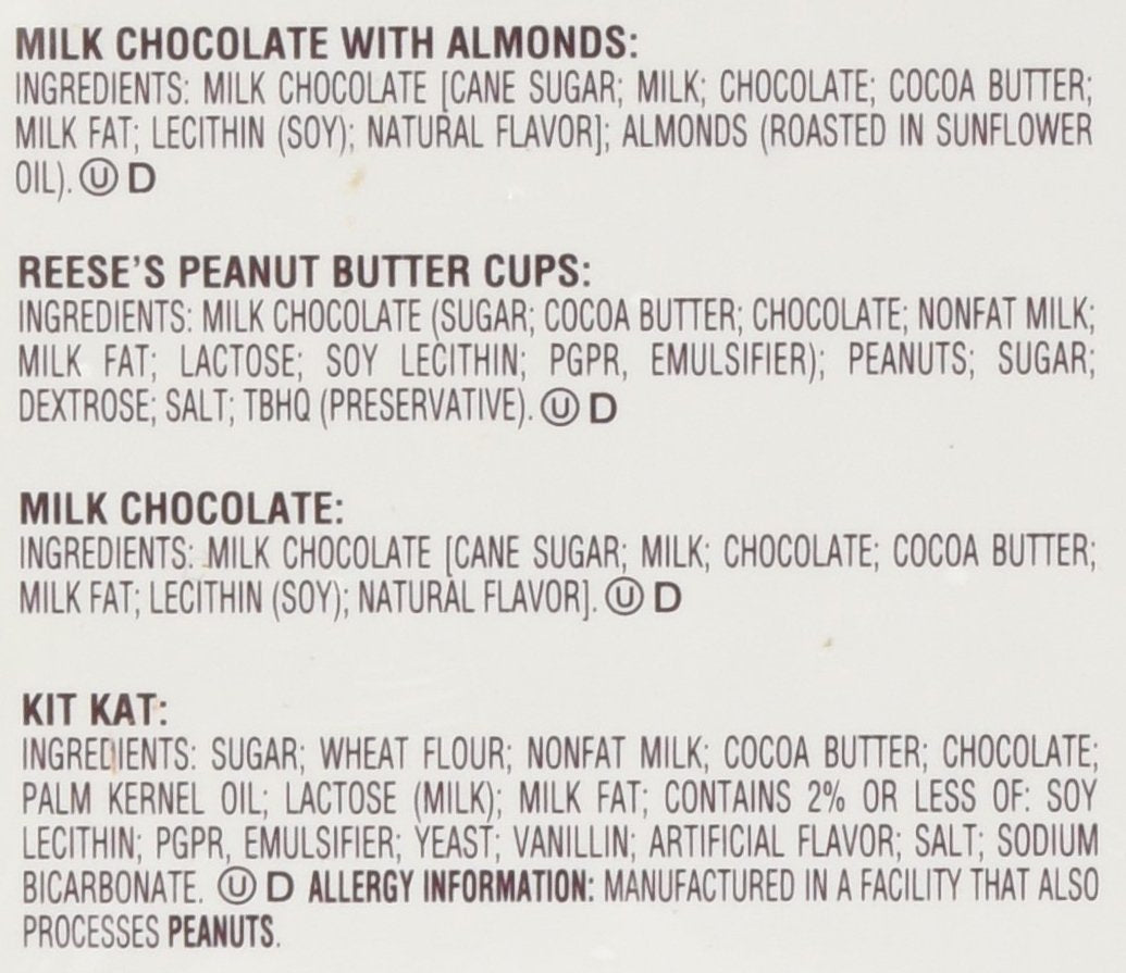 Hershey's Chocolate Variety Pack, 2.81-Pound