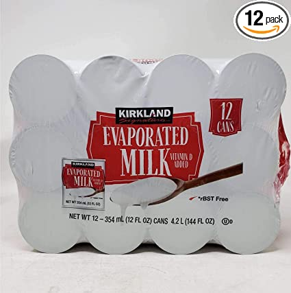 Kirkland Signature Evaporated Milk 12 Cans 12
