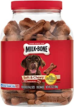 Milk Bone Soft & Chewy Dog Snacks- (37oz Each) (Beef & Filet Mignon)