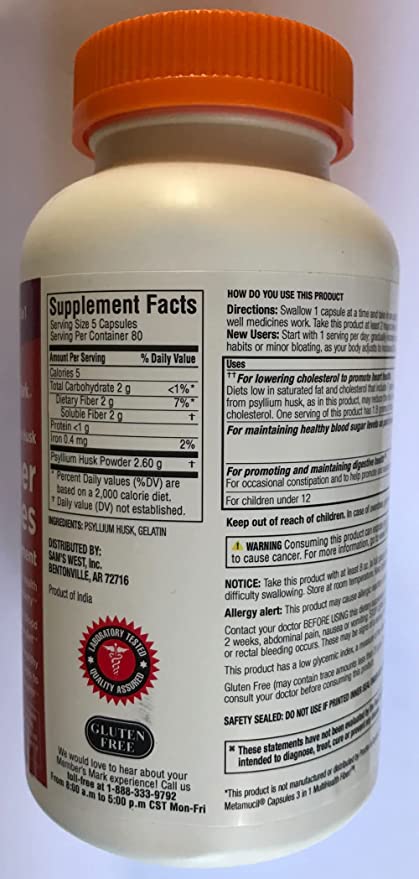 Member's Mark Fiber Capsules