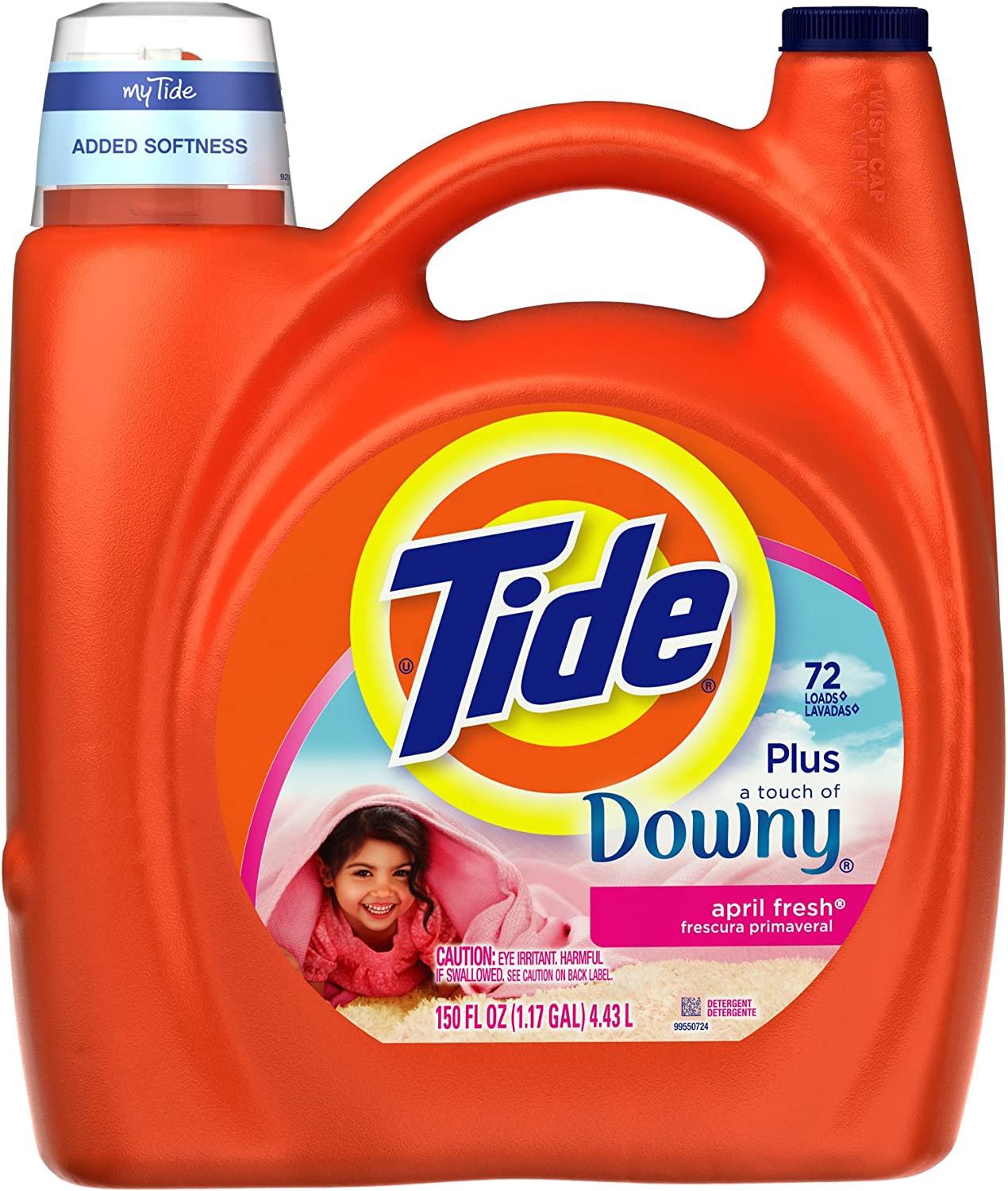 Tide With Touch Of Downy April Fresh Scent Liquid Laundry Detergent 15 –  BabyLuck Retail