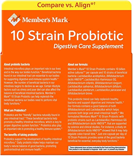 Member's Mark 10 Strain Probiotic