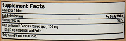 Kirkland Vitamin C with Rose Hips and Citrus Bioflavonoid Complex