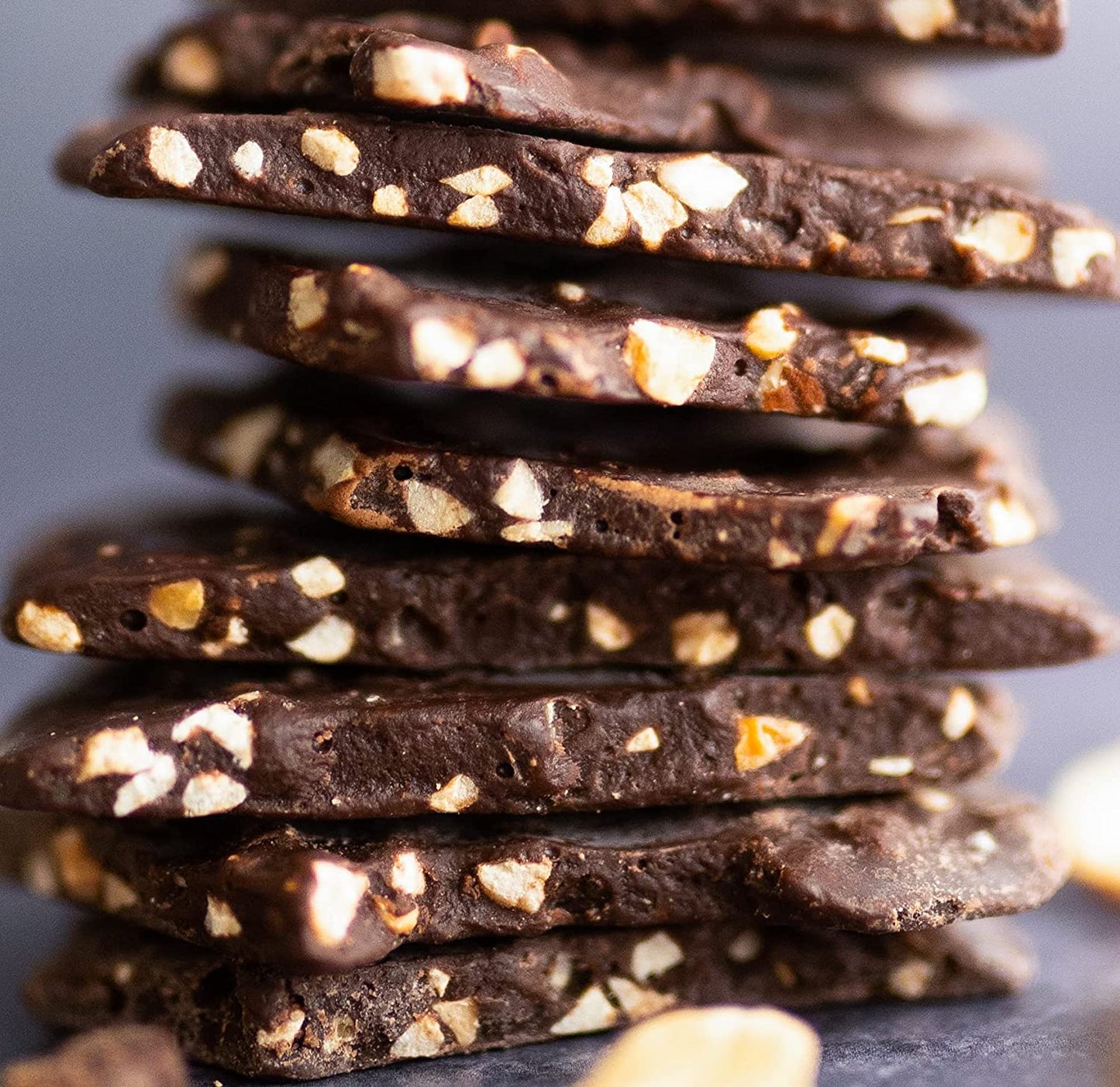 Keto Krax, No Sugar Dark Chocolate Bark, Sea Salt and Almond