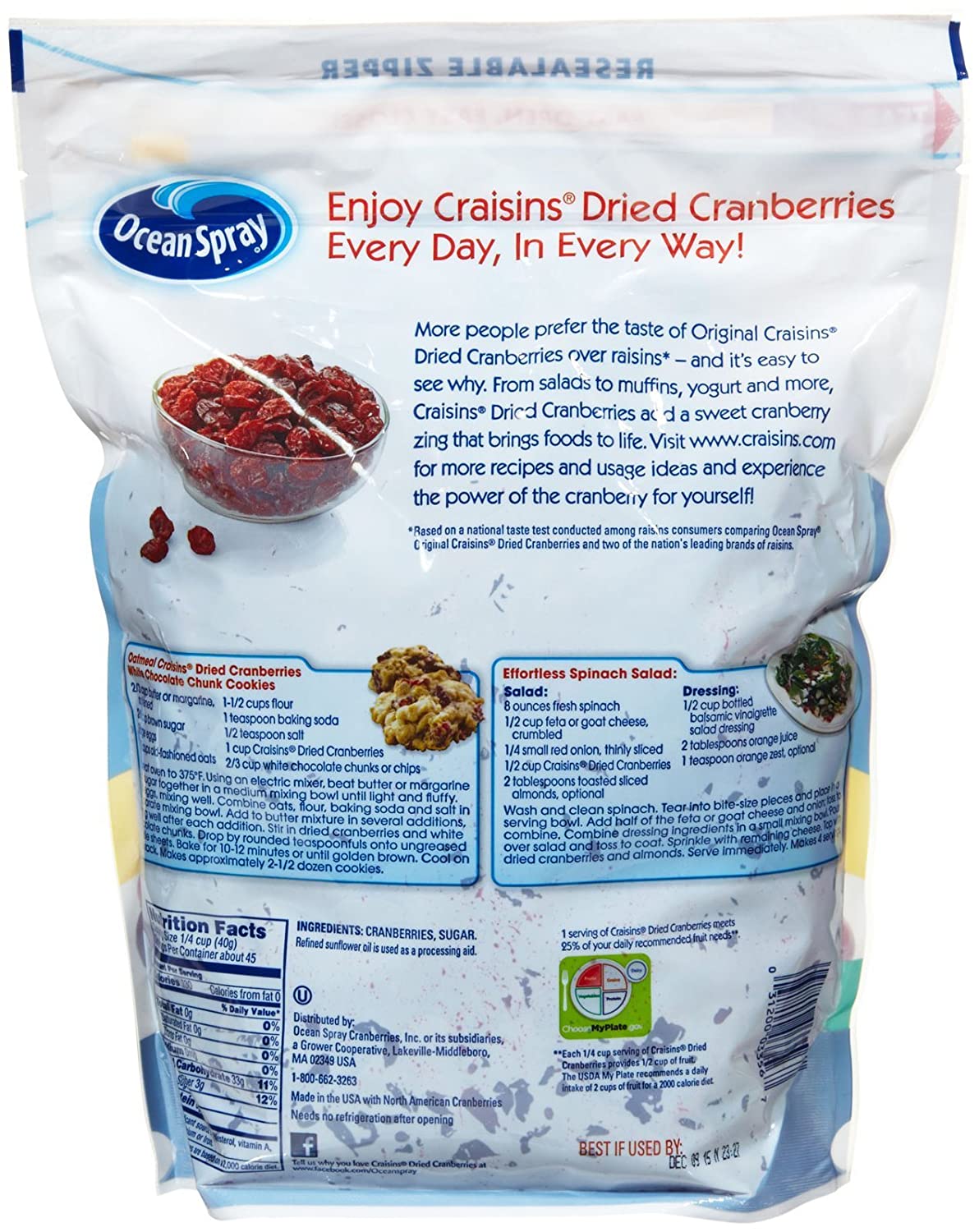 Ocean Spray Craisins-64 oz