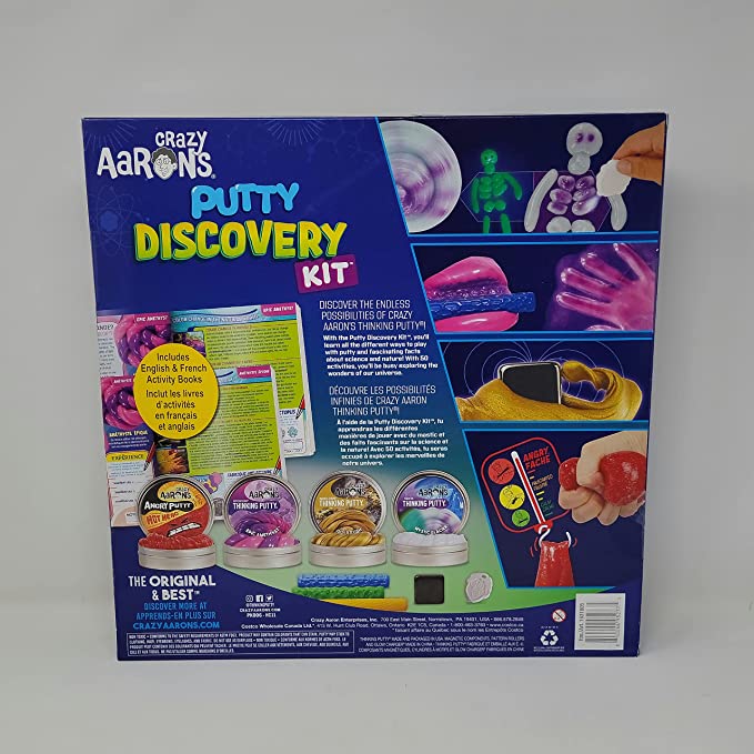 Crazy Aaron's - Putty Discovery Kit for Ages 8+, Discover The Possibiities of This Thinking Putty with 50 Activities - A Great Gift