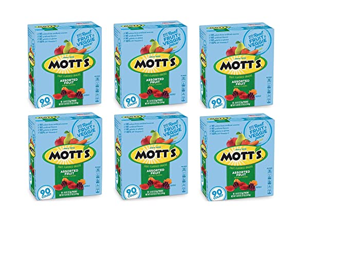 Mott's Medleys Fruit Flavored Snacks Assorted Fruit, Value Pack, 90 Pouches