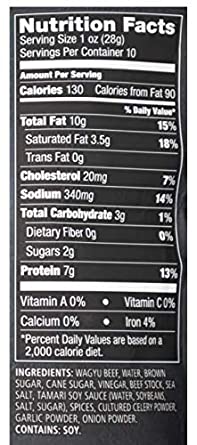 Snake River Farms American Wagyu Beef Jerky Keto Approved