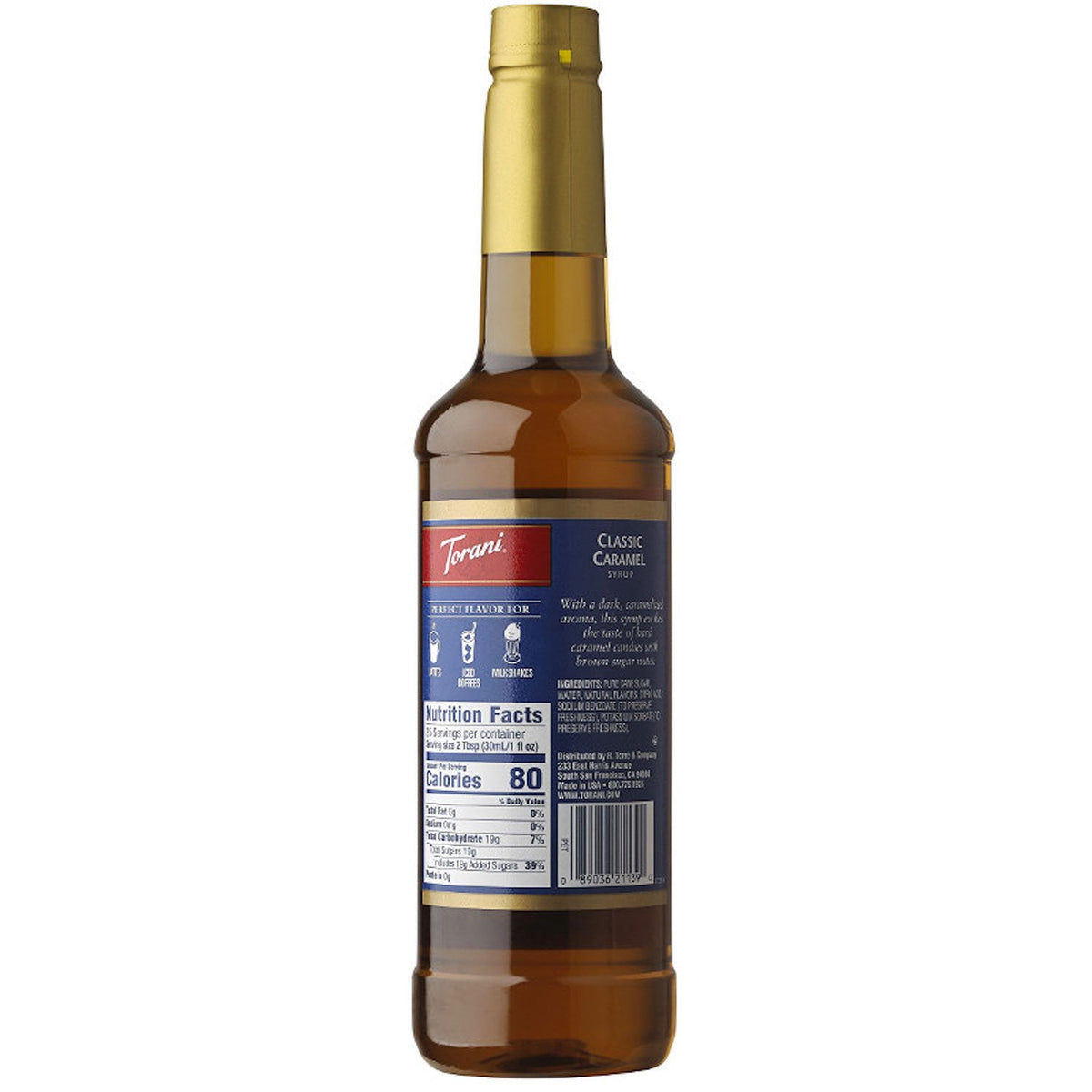 Torani Classic Caramel Syrup, 25.4 fl. oz.